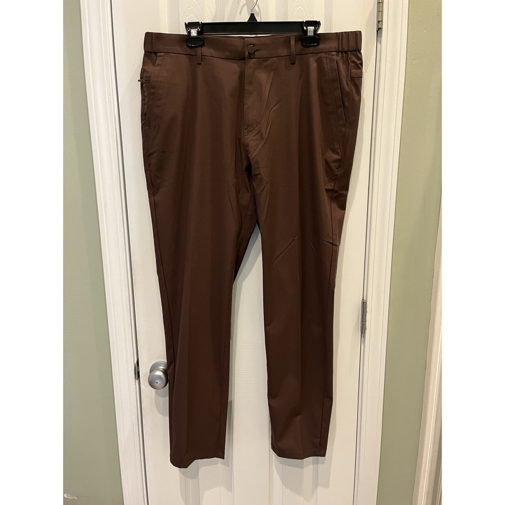 Jack Archer Slim‎ Fit Jetsetter Tech Pants Mens Size 38x32 Chocolate Brown